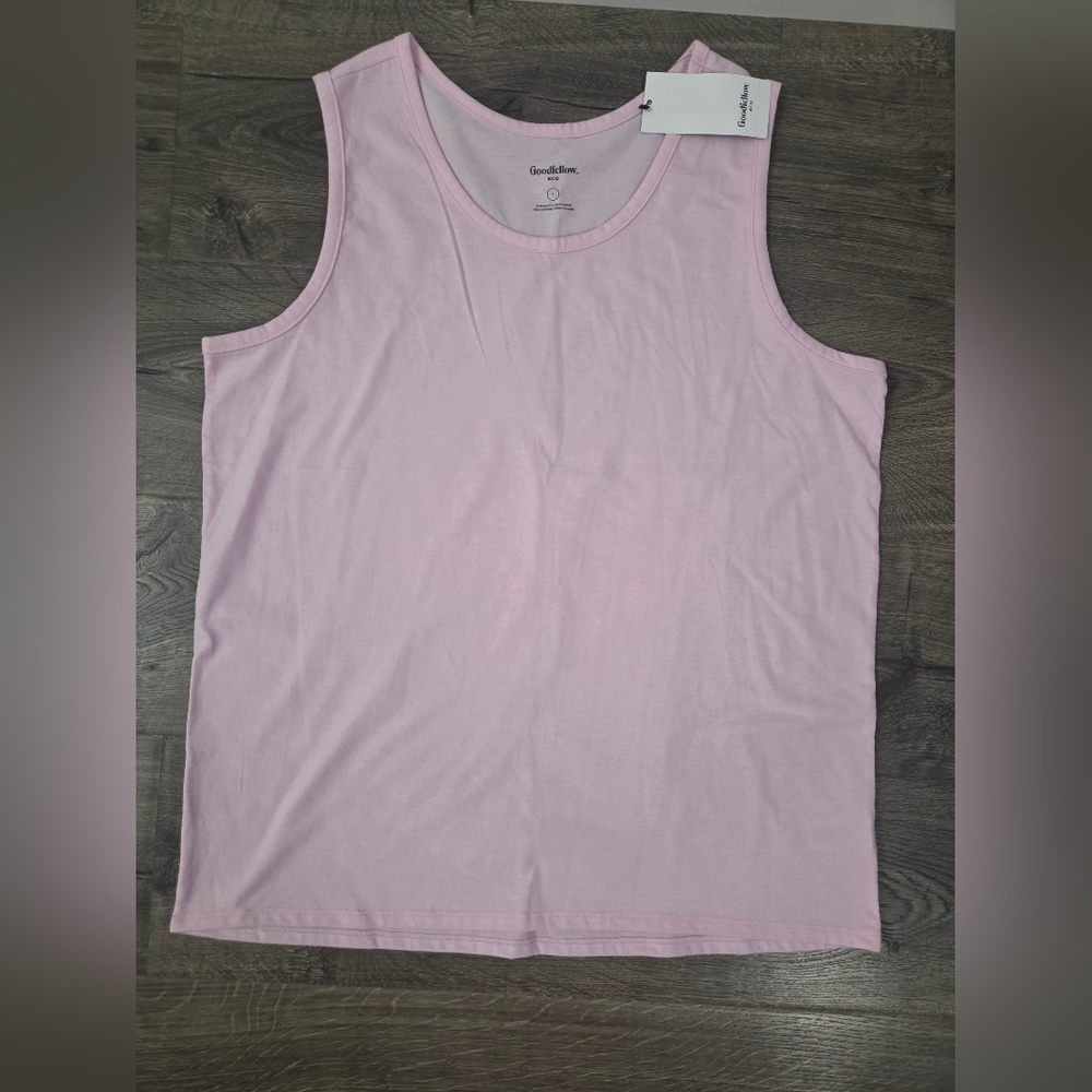 Goodfellow & Co Mens Pink Sleeveless Tank Top Size L NWT